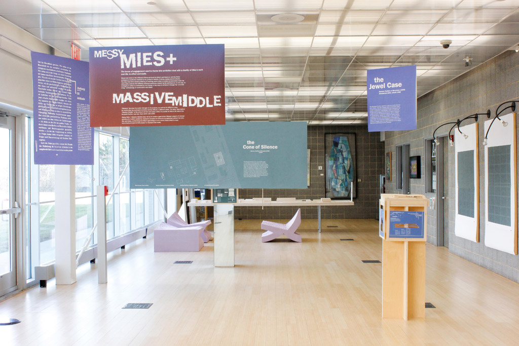messy mies   massive middle is a pop-up exhibition centering on