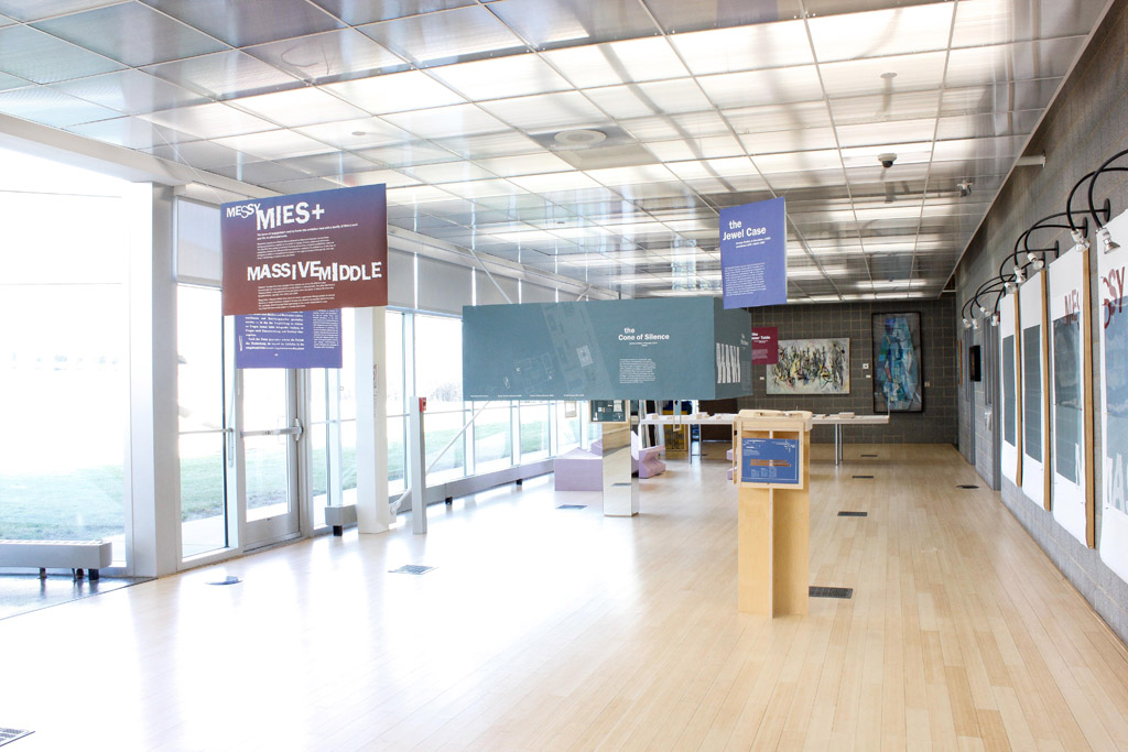 messy mies   massive middle is a pop-up exhibition centering on